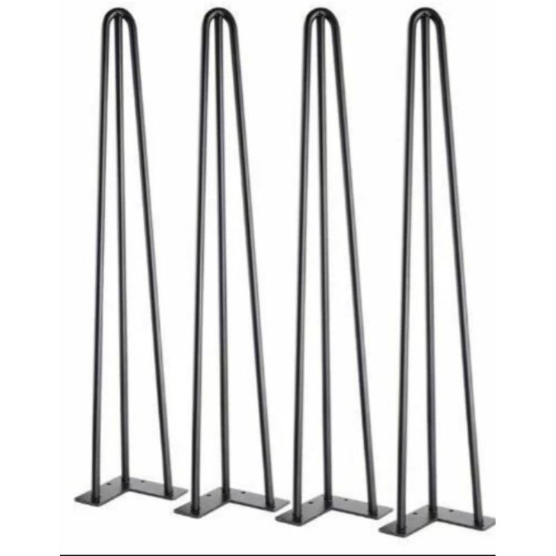 Kaki Besi Hairpin Untuk Meja & Kursi 10 mm