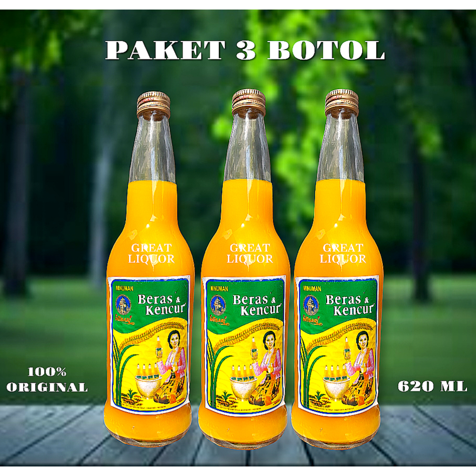 

jamu beras & kencur 3 botol inti- sari