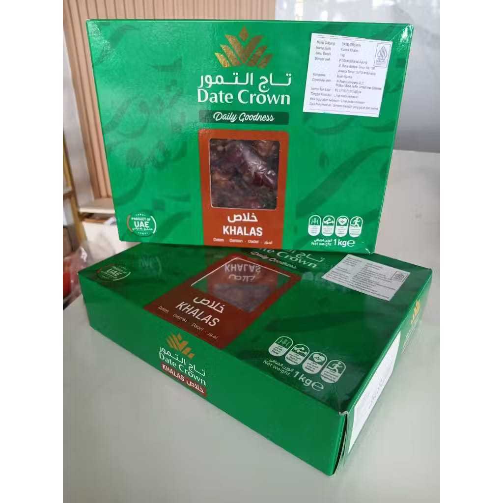 

Kurma Date Crown Khalas 1kg Premium