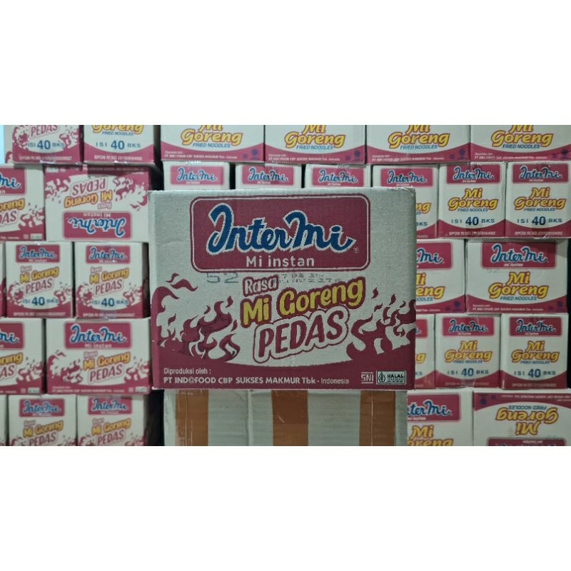 

INTERMIE Goreng Pedas (1 Dus isi 40bgks)