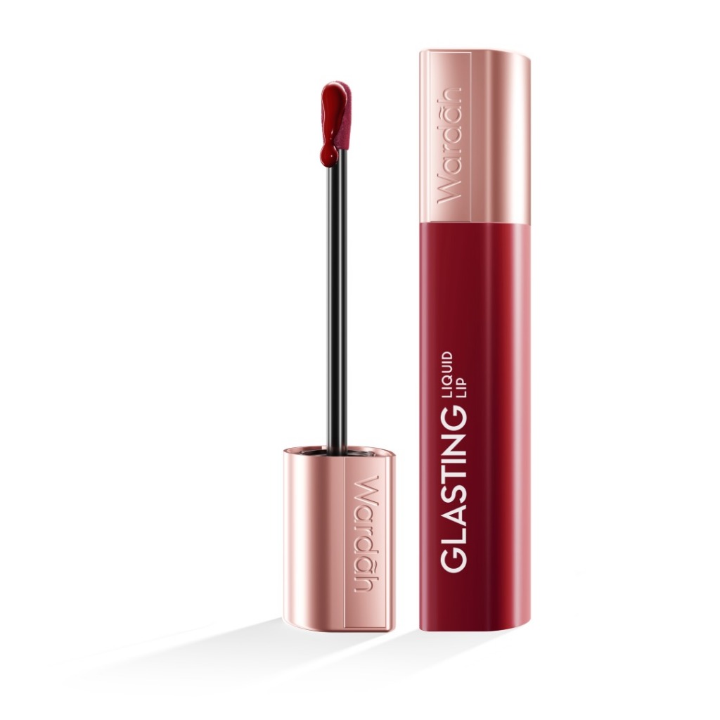WARDAH GLASTING LIQUID LIP 08 PLUSH POME 3.5GR