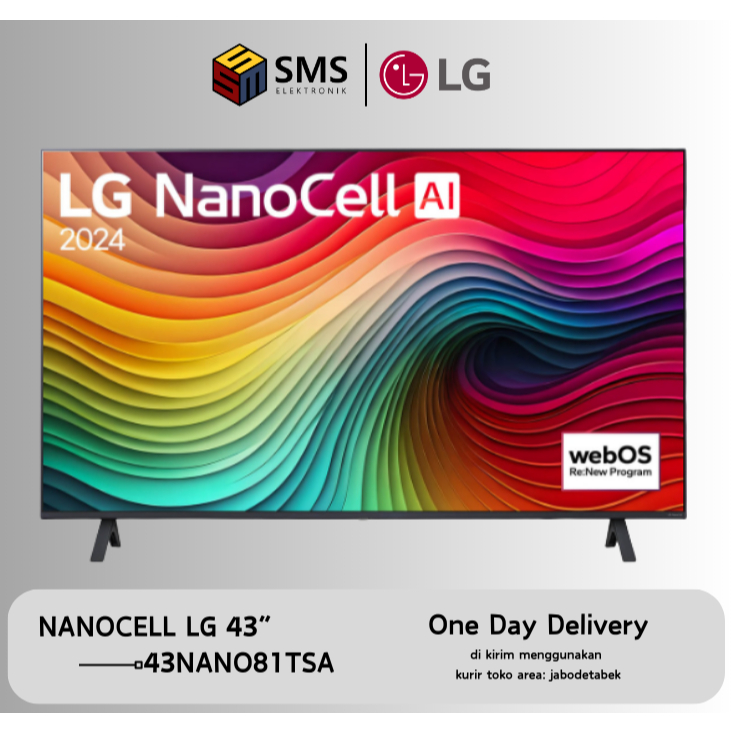TV LG NanoCell 43 Inch LG 43NANO81TSA 4K HDR Smart TV LG NANO81 43 Inch