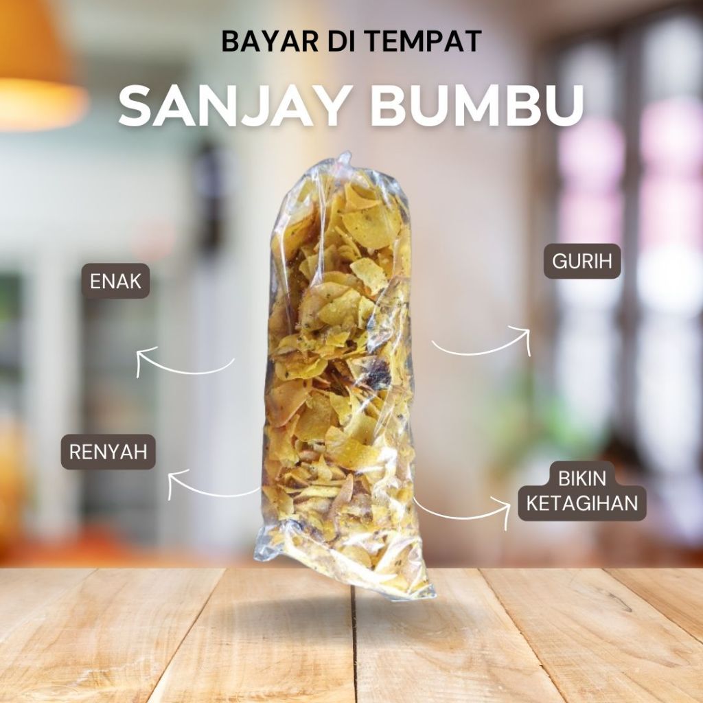 

Keripik Sanjay200gram Khas Sumatera Barat Renyah, Gurih, dan Kaya Rasa