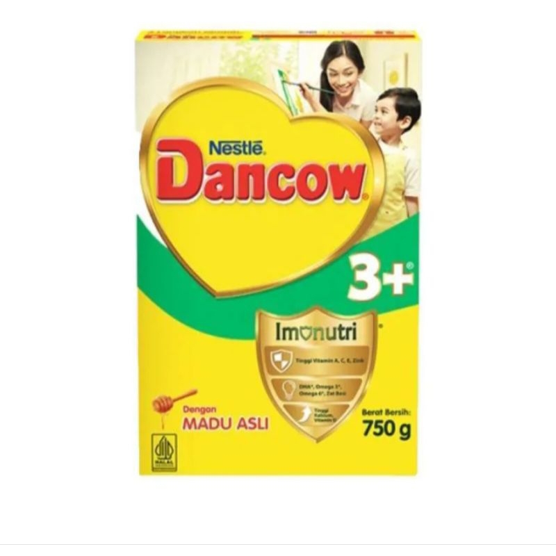 

Nestle Dancow 3+ Nutritods Susu Pertumbuhan 3-5 tahun Madu Box 750 g