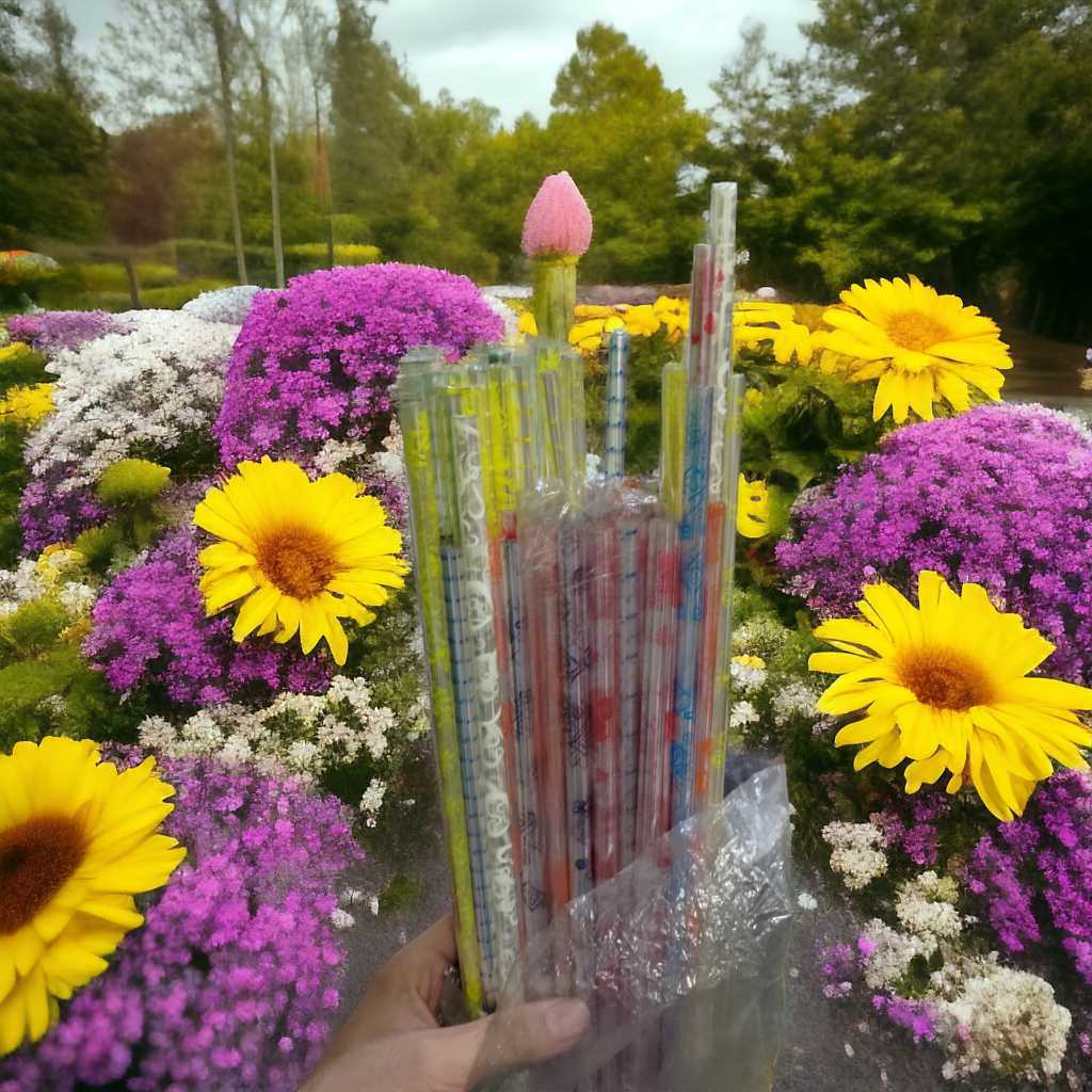 Plastik OPP Lembaran Parcel Motif  / Plastik Bingkisan / Plastik Kaca Motif Tipis / Plastik Tumpeng 