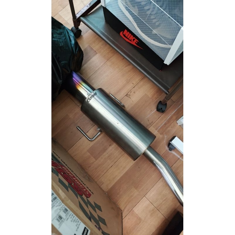 Muffler Rspeed Honda Brio Titanium Tip Bolt On