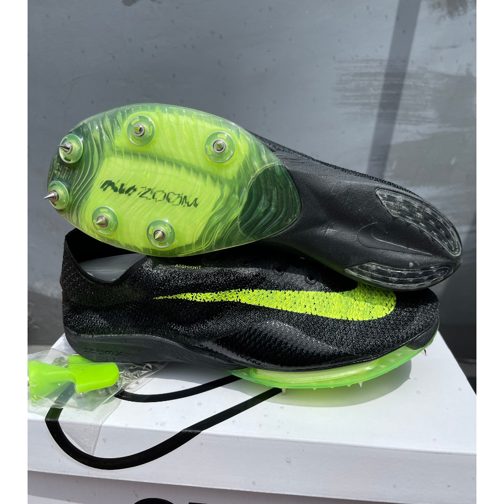 SEPATU SPIKE ATLETIK BLACK LIME BLAST