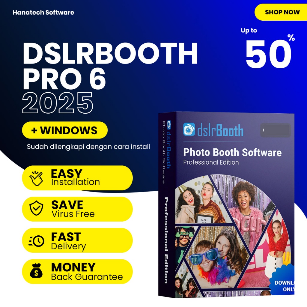 dslrBooth Professional 6 - professional photo booth with DSLR