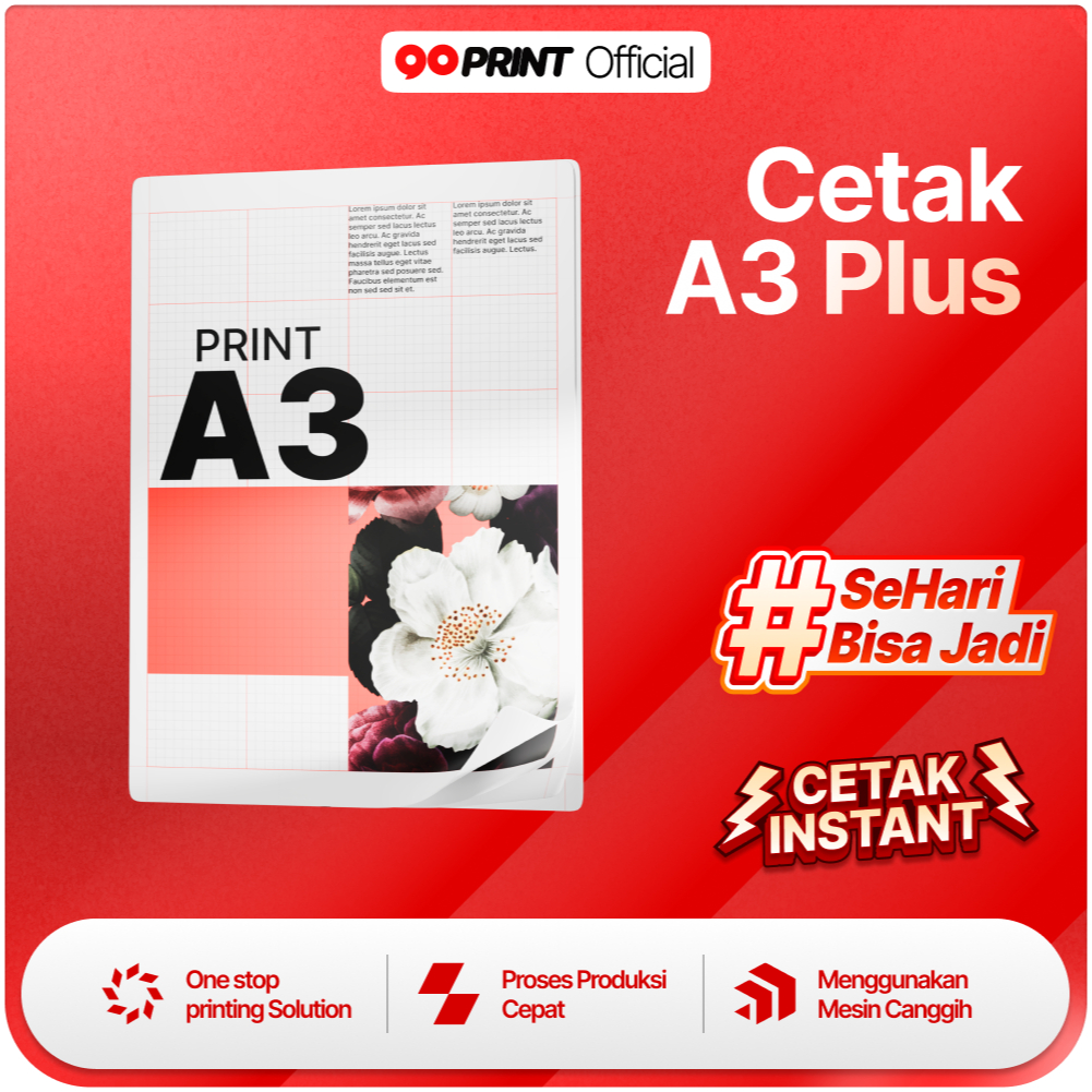 

Cetak A3+ Murah Kualitas Tinggi / Print A3+ 1 Sisi dan 2 Sisi / Cetak Poster A3+ Full Color