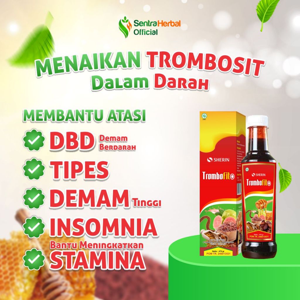 

p4yu Sherin - Madu Angkak Trombofito Untuk Menaikan Trombosit Dalam Darah 470 gr