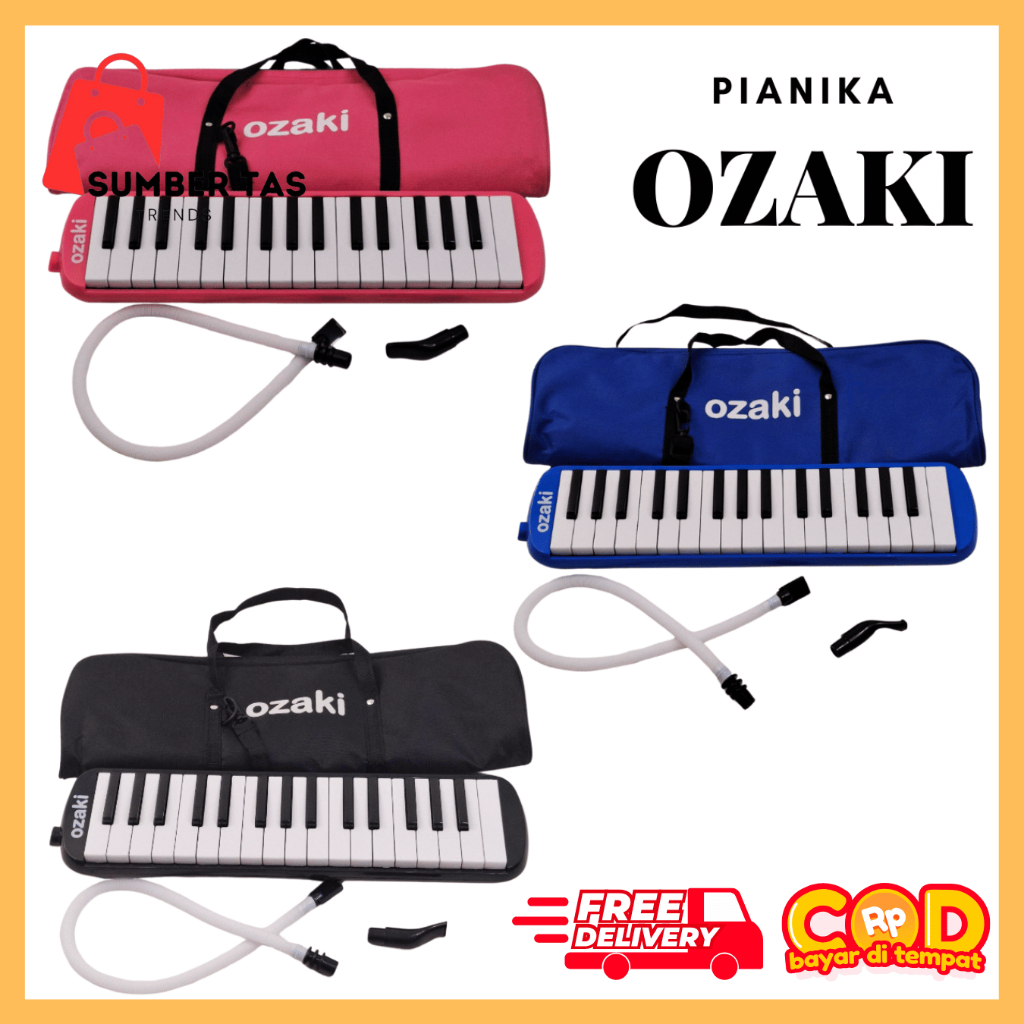 TERMURAH Pianika OZAKI Alat musik tiup PIANICA untuk anak sekolah SD SMP SMA PIONIKA mainan anak kai