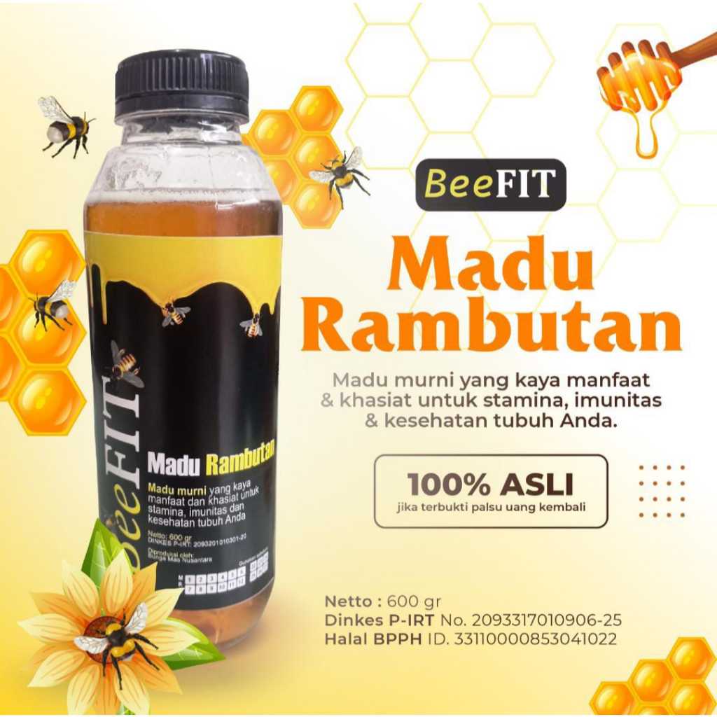 

Madu Rambutan 100% Asli murni Nektar Bunga Rambutan Raw Honey Garansi Uang Kembali