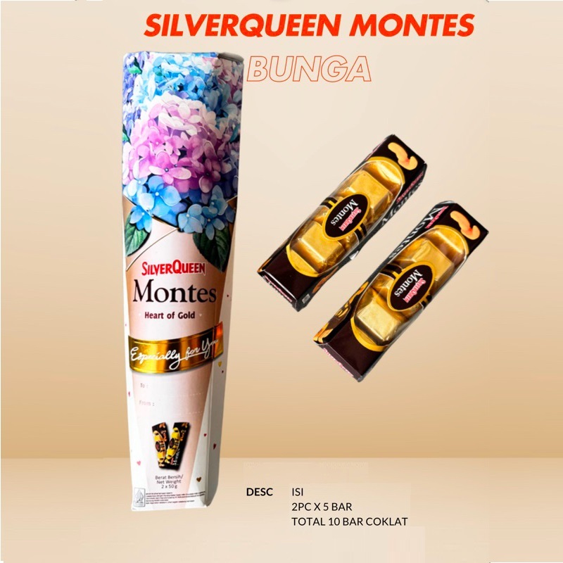 

SILVERQUEEN MONTES VPACK 2X50GR