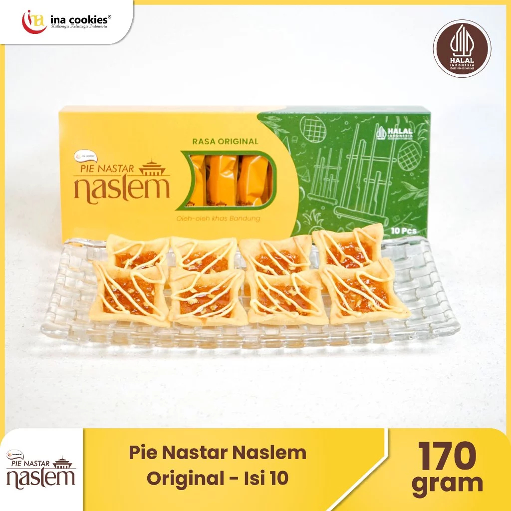 

Pie Nastar Naslem Original Oleh-Oleh Bandung by Ina Cookies