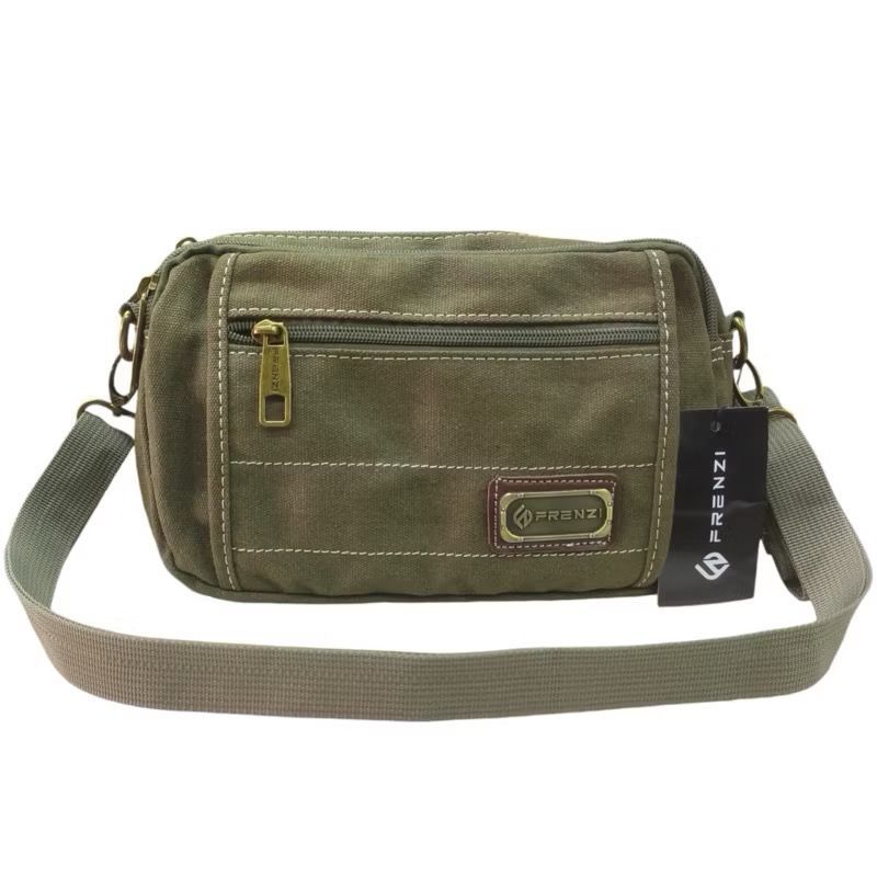 KAAKAAID - FRENZI TAS KANVAS MULTIFUNGSI SELEMPANG DAN HANDBAG KANVAS