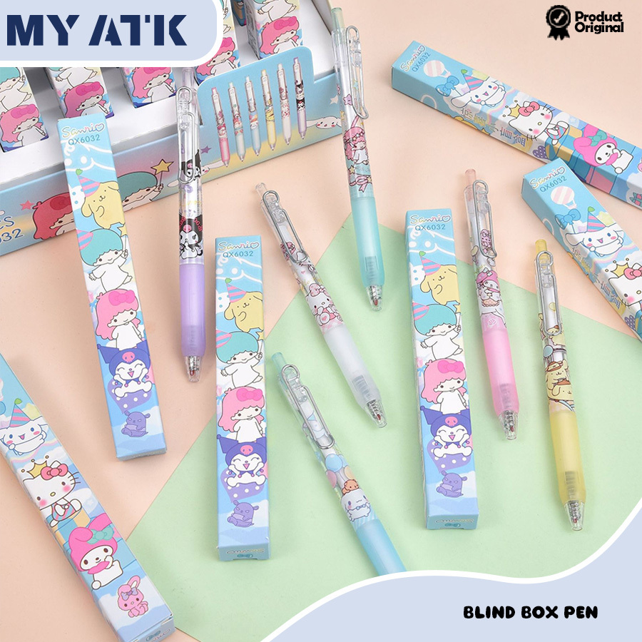 

1 PCS Blind box pen sanrio pikachu cute/ Pulpen surprise misteri random