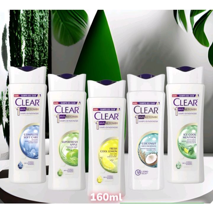 

Clear Complete Soft Care / Ice Cool Menthol / Coconut Kelapa / Fresh Cool Lemon / Super Fresh Apple 160 ml