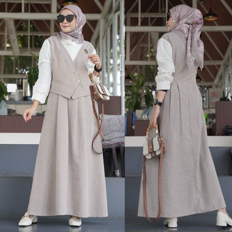 GYL Gamis Rompi - GYL Maxi dress Vest