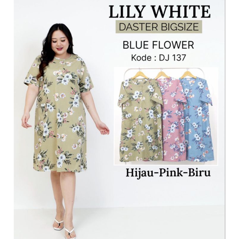 Lily White Daster Oblong XXL Jumbo