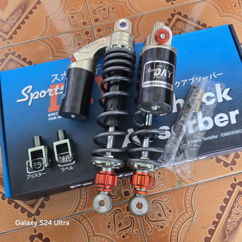 shock DAY shok tabung day copy RCB titan 32mm CB GL MP TIGER