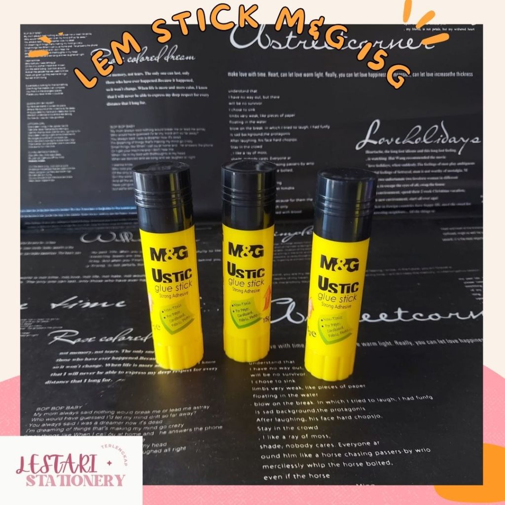 

Lem Stik M&G 15g | Lem Kertas Stik | Lem Stick | Lem Kertas | Lem Murah | Lestari Stationery