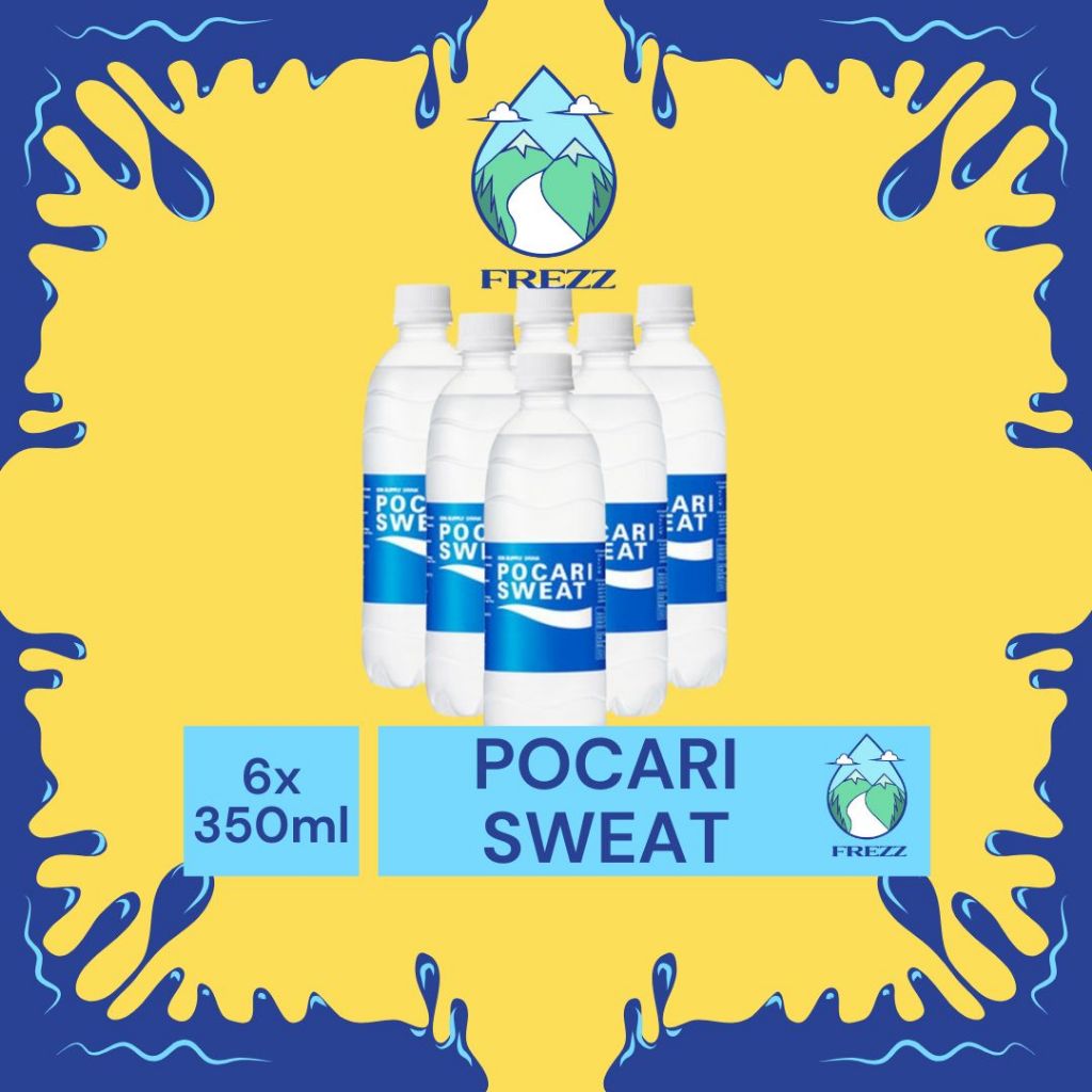 

(INSTANT) POCARI SWEAT 350 Isi 6 BOTOL Per PAKET - READY POCARI SWEAT 500ML, 350ML, KALENG, Air Minum Kemasan ISOTONIK Kardus