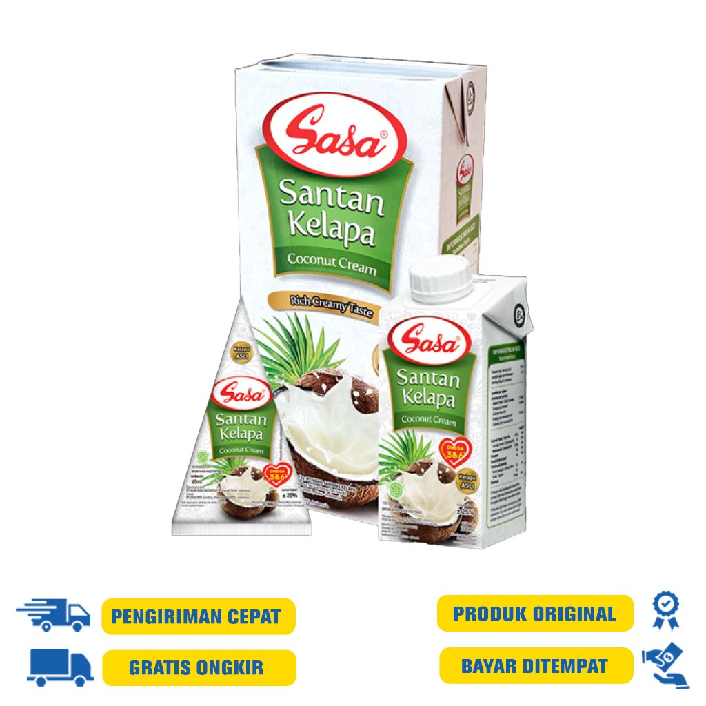 

Sasa Santan Kelapa Cair 65ml | 200 ml