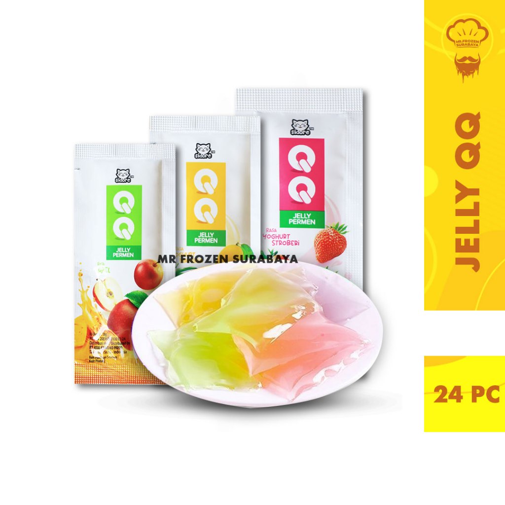 

Silkys Yogurt Jelly Slurpp Jelly QQ 1 box isi 24pc Aneka Rasa buah