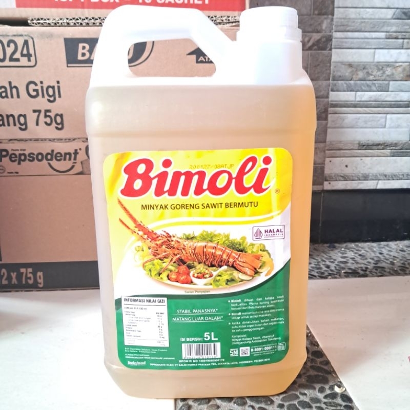 

Bimoli Minyak Goreng Jeligen 5 Liter & Pouch 1 Liter 2 Liter