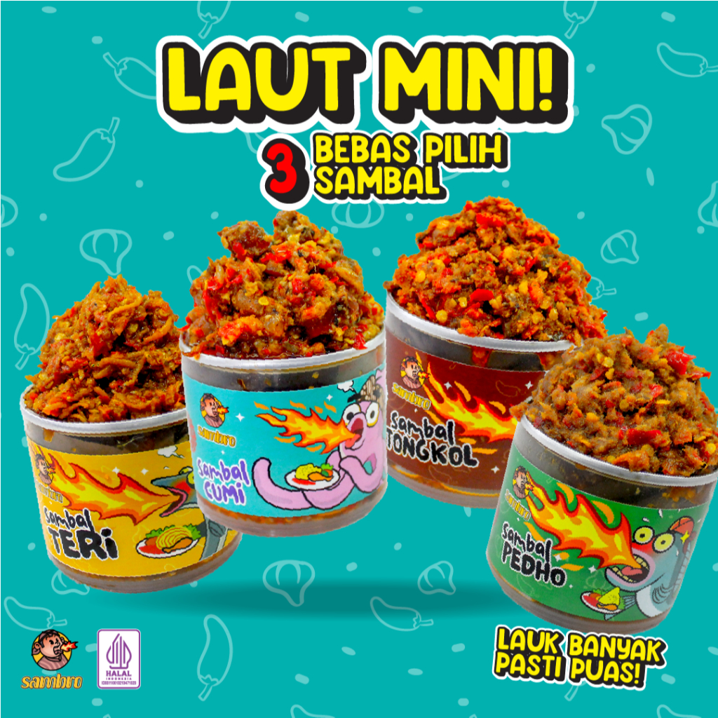 

Sambro - Paket Laut Mini (3 x150g)