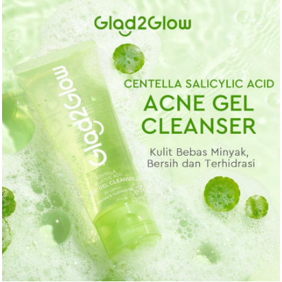 Glad2Glow Centella Acne Gel Cleanser J.A Beauty