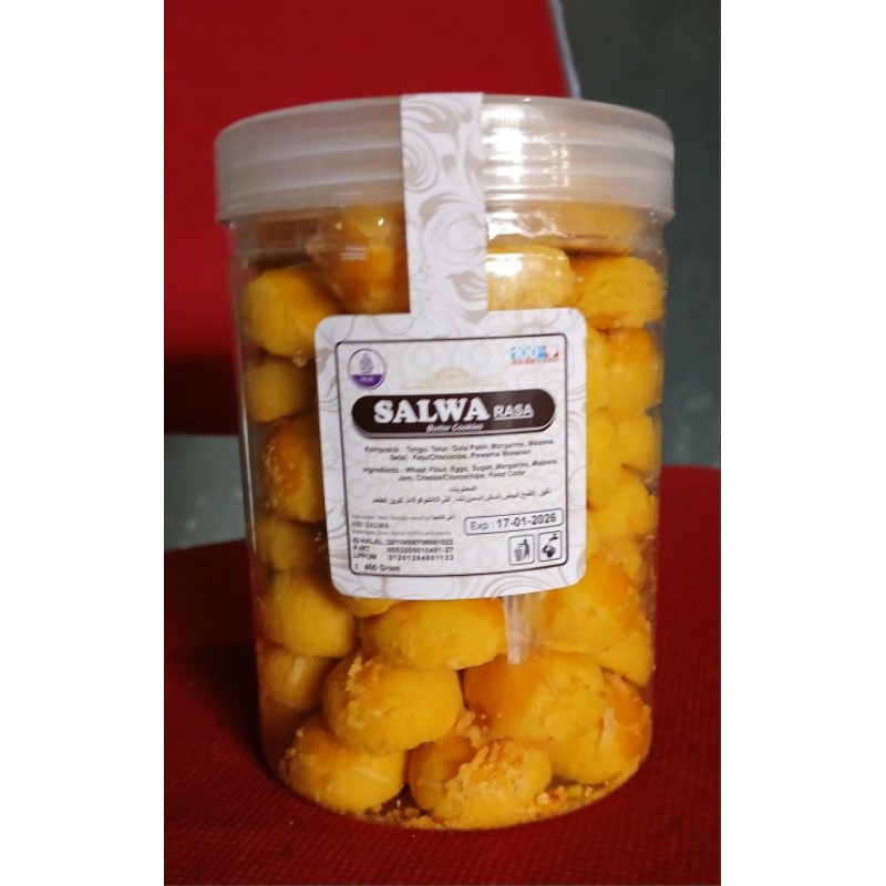 

(HABIS) Salwa Cookies Kuker Kue Kering Lebaran Premium Toples Tabung Berat ½kg