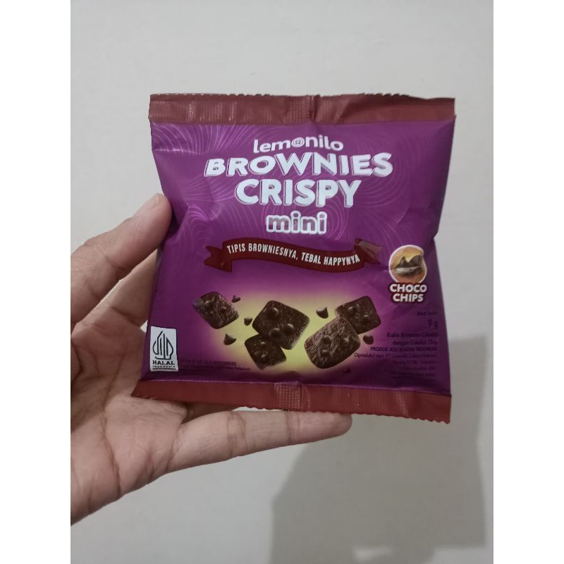 

LEMONILO BROWNIES CRISPY MINI CHOCO CHIPS 9GR