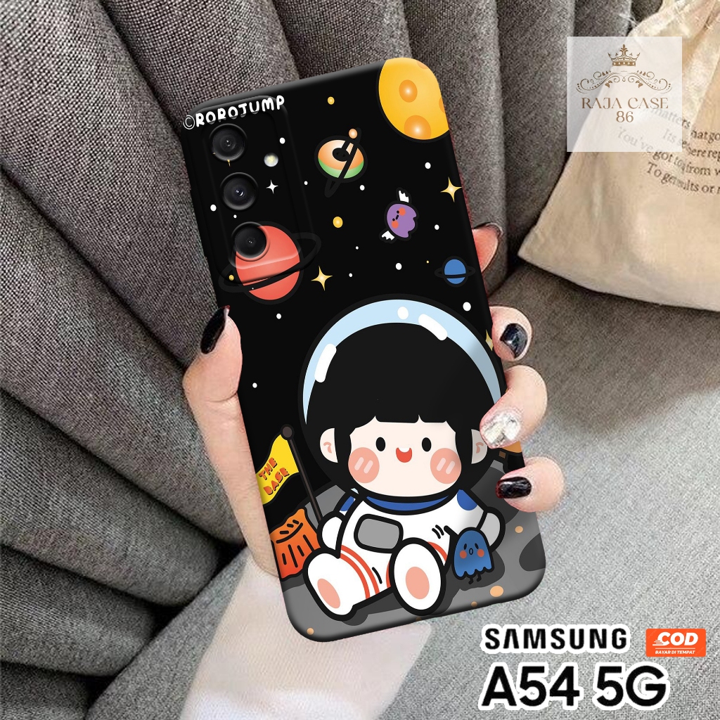 Softcase Samsung A54 5G - Rajacase - Case Samsung A54 5G - Motif Case Cartoon - Case Samsung A54 5G 