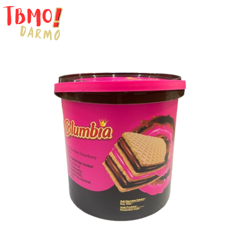 

TBMODARMO WAFER KRIM COLUMBIA COKLAT STROBERI 250G