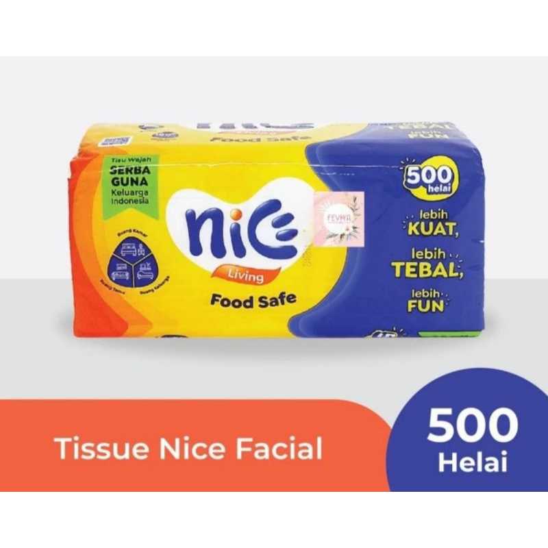 TISSUE NICE 500 SHEETS (250 lembar 2 ply)