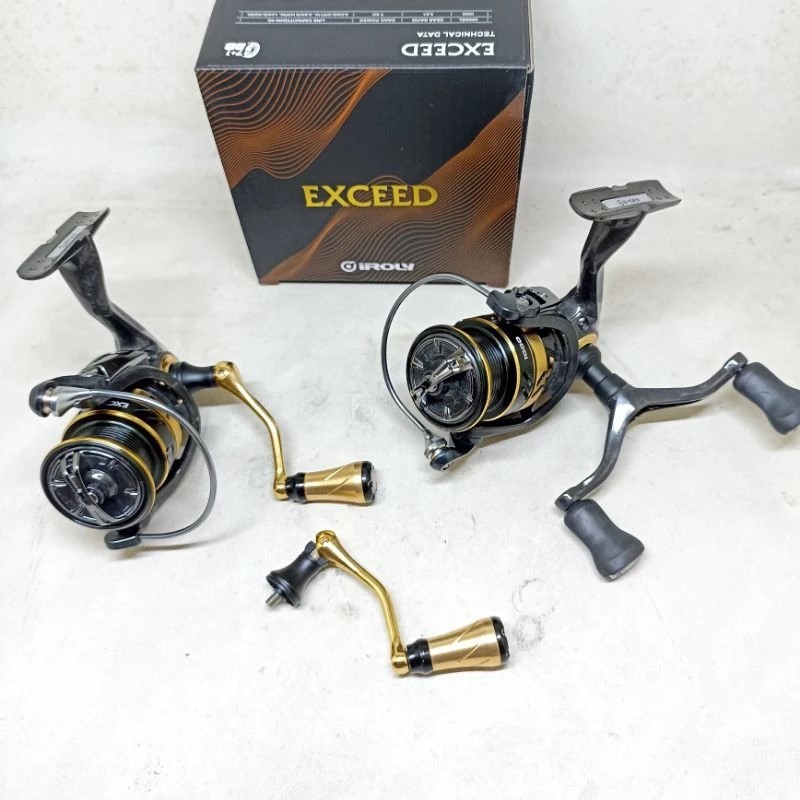 REEL IROLY EXCEED 800-500- 1000 Doubel grip carbon