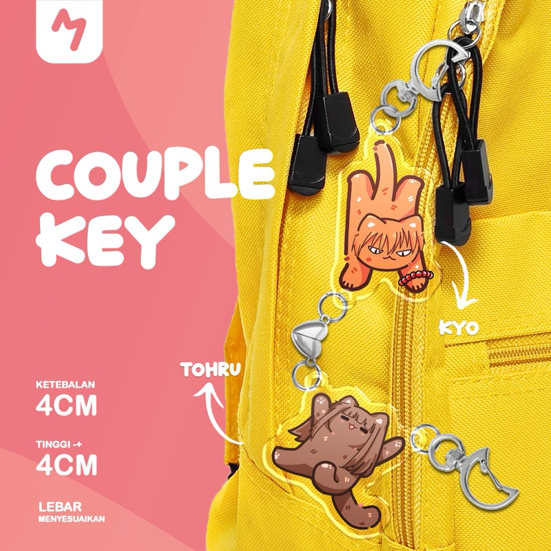 Couple Keychain Kyo & Tohru