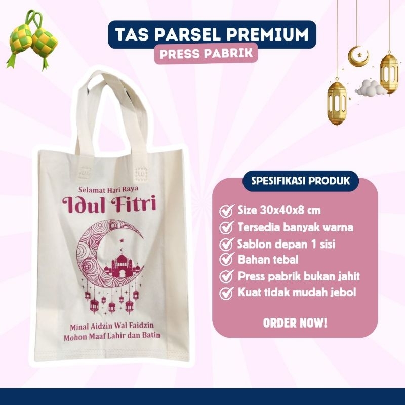 

GOODIE BAG LEBARAN IDUL FITRI MURAH TEBAL , TAS PARSEL[1 LUSIN 12 PCS]