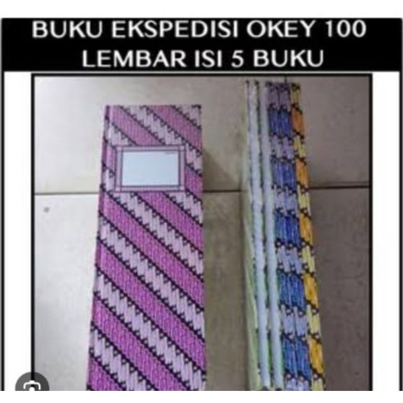 

1 pak buku Ekspedisi 100 lembar isi 5 buku FORTE