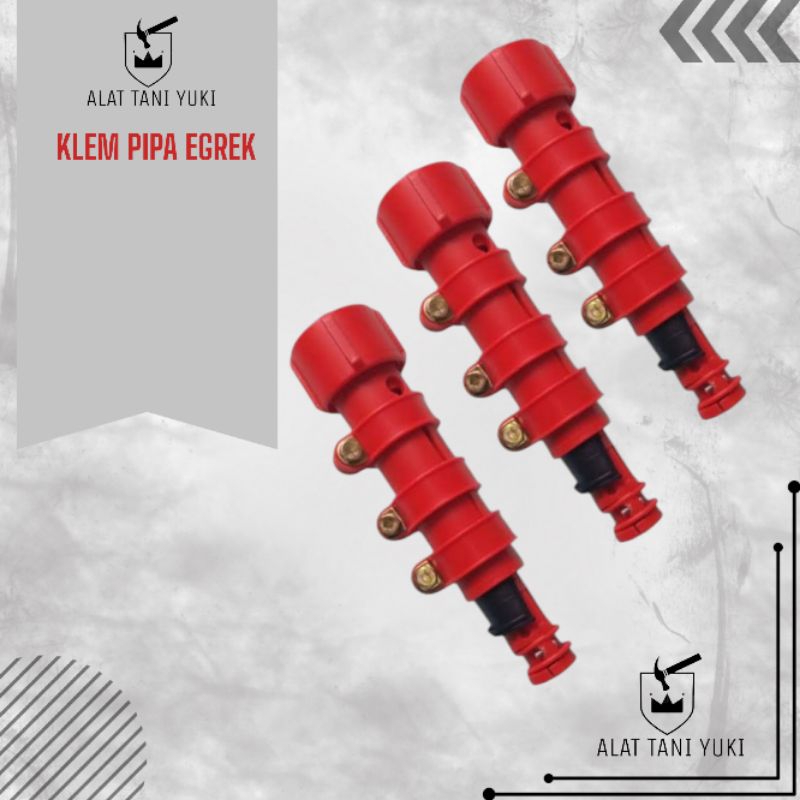 Klem senter egrek pengunci pipa/sawit