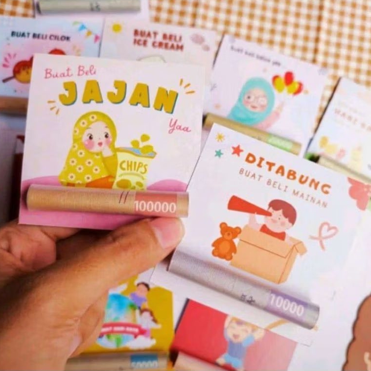 

Isi 5pcs Amplop Lebaran Model Sedotan Siap Pakai Unik Lucu Viral