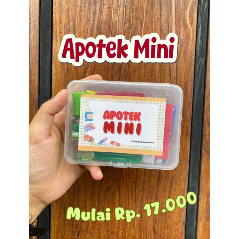 APOTEK MINI | KOTAK OBAT | P3K | HADIAH UNTUK PACAR
