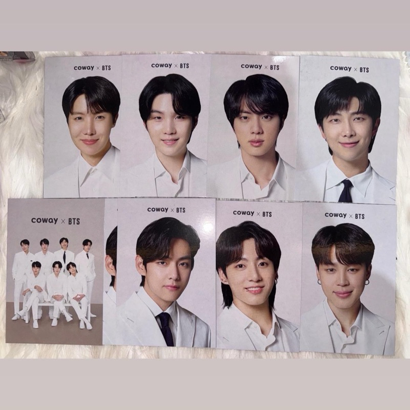 POSTCARD OFFICIAL BTS X COWAY