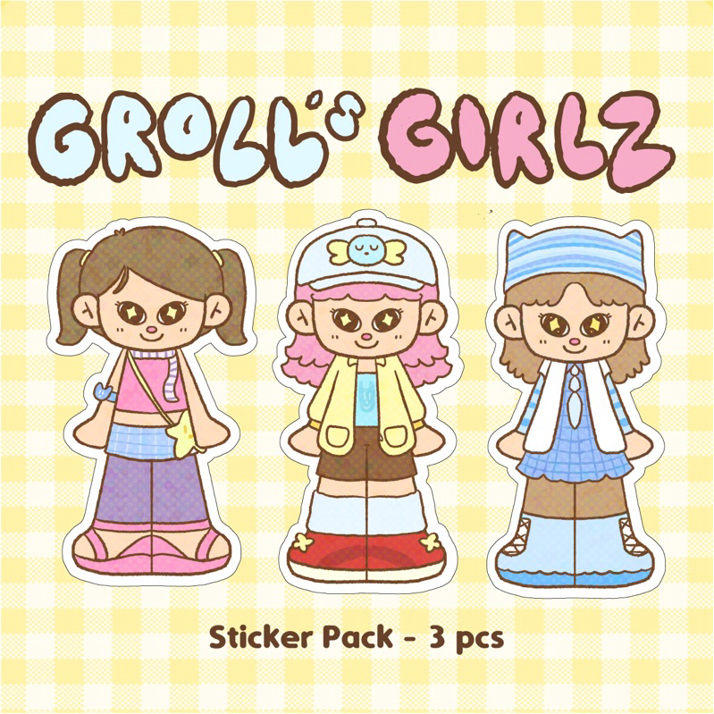 

Groll.ce - Grollz’ Girlz sticker pack