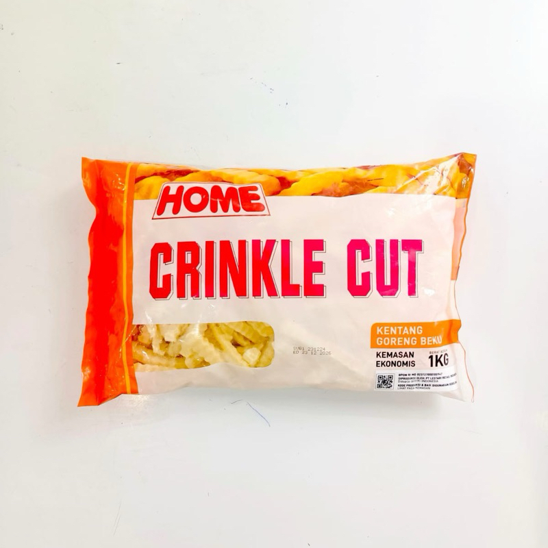 

HOME Kentang Goreng Crinkle Cut 1 Kg