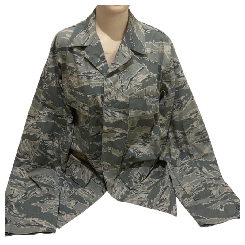 Kemeja BDU Loreng Camo Army Tiger Stripes US Air Force Bahan like new (5)