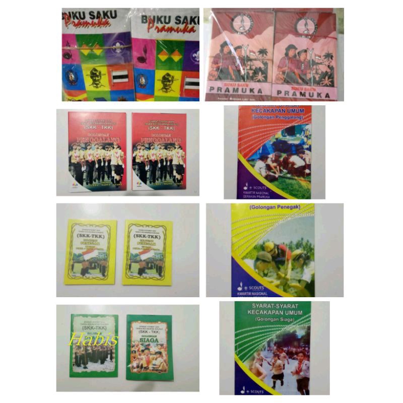 

Buku Pramuka 1pack (SKU ,Saku, SKK TKK)