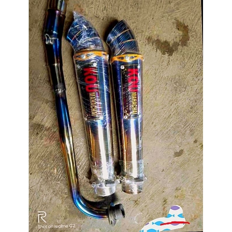 Knalpot bluemoun kou jupiter supra vega kharisma revo
