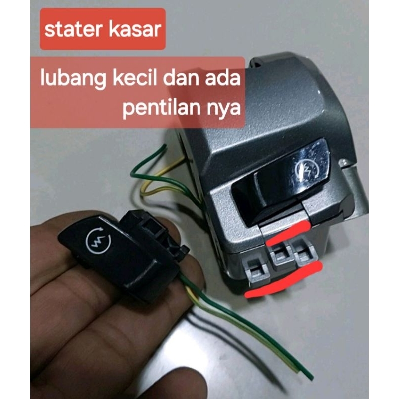 Set Tombol Stater Scoopy Orinal Berkualitas